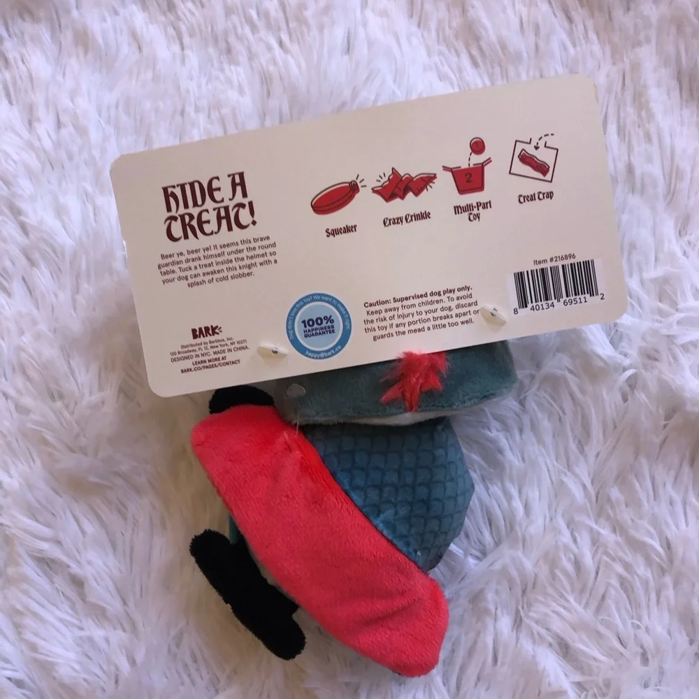 BARKBOX Plush Giraffe & Assorted Dog Toys for Small Dogs
